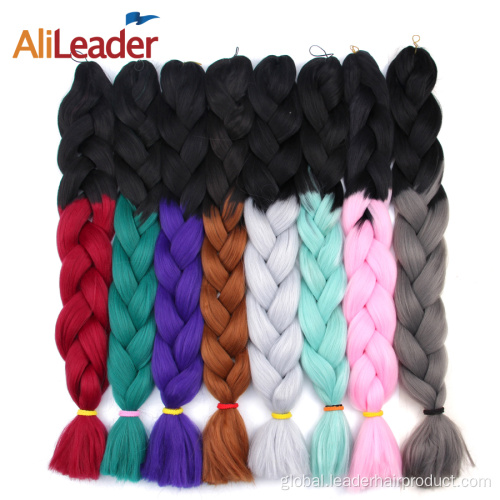 Synthetic Jumbo Hair Braid 30Inch 165G Synthetic Jumbo Ombre Braid Hair Extension Manufactory